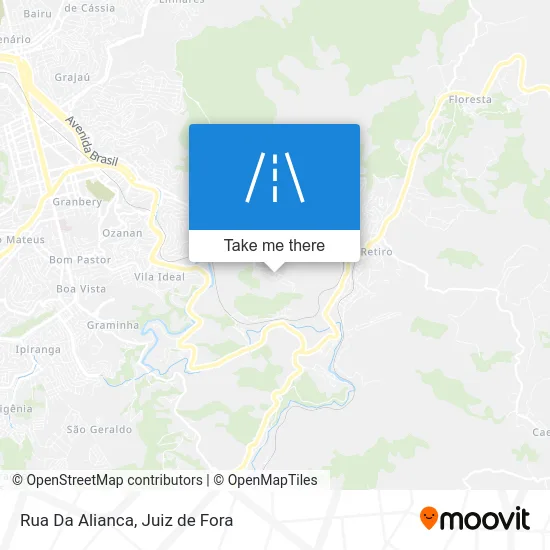 Rua Da Alianca map