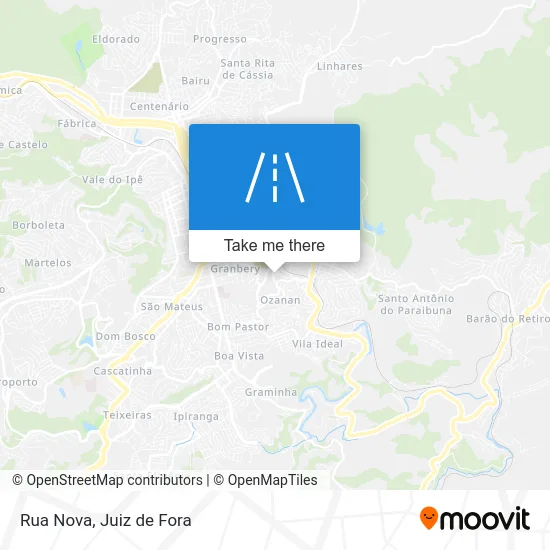 Rua Nova map