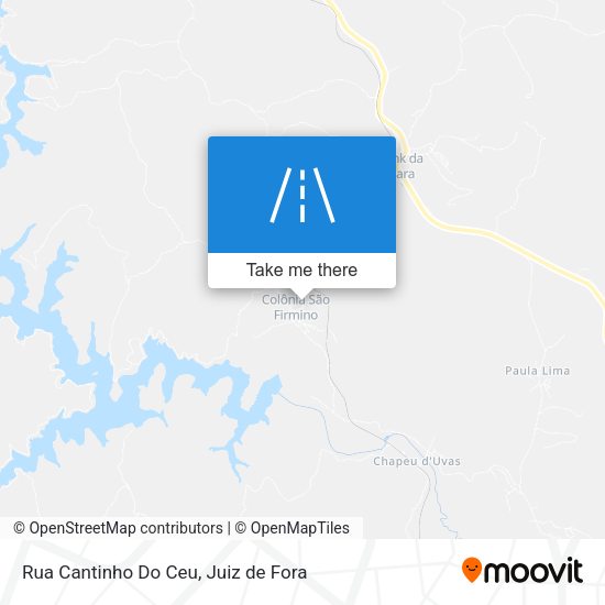Rua Cantinho Do Ceu map