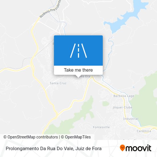 Prolongamento Da Rua Do Vale map