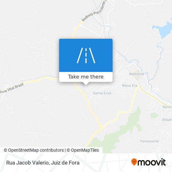 Rua Jacob Valerio map