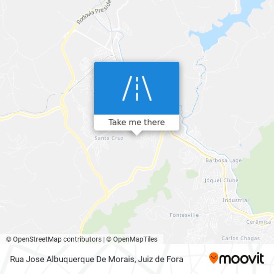 Mapa Rua Jose Albuquerque De Morais