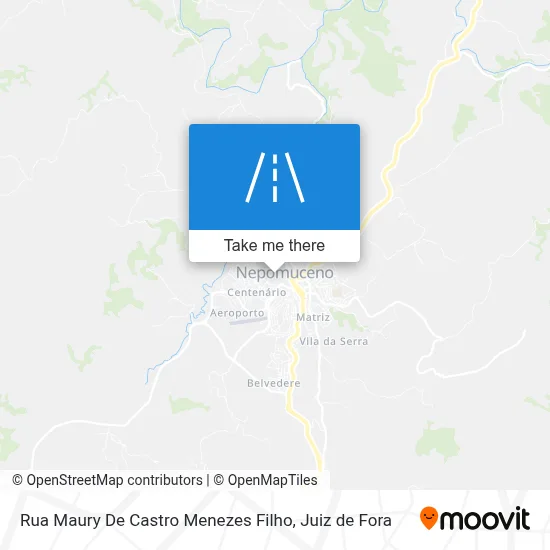 Rua Maury De Castro Menezes Filho map