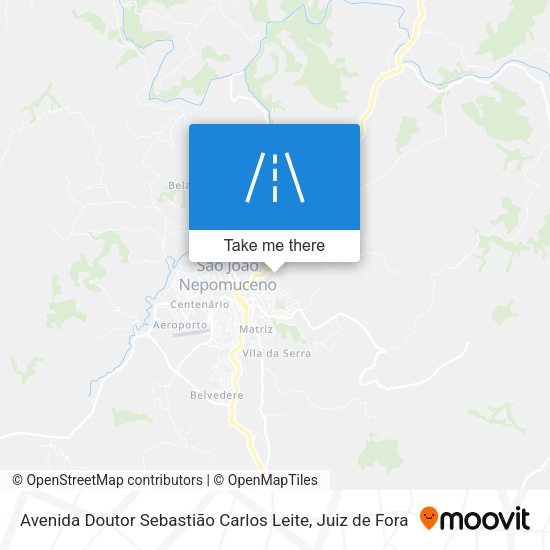Avenida Doutor Sebastião Carlos Leite map