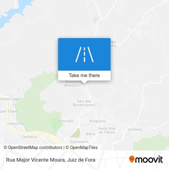 Rua Major Vicente Moura map