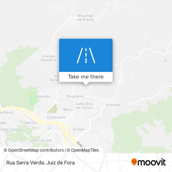 Mapa Rua Serra Verde