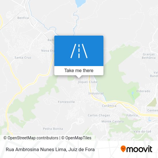 Rua Ambrosina Nunes Lima map