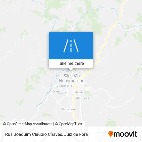 Rua Joaquim Claudio Chaves map