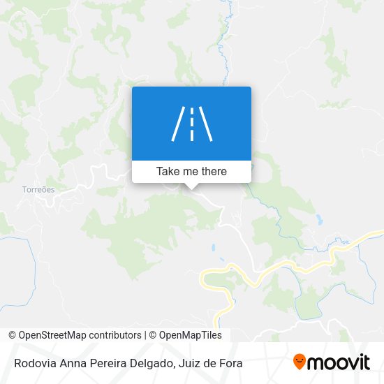 Rodovia Anna Pereira Delgado map