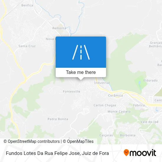 Fundos Lotes Da Rua Felipe Jose map