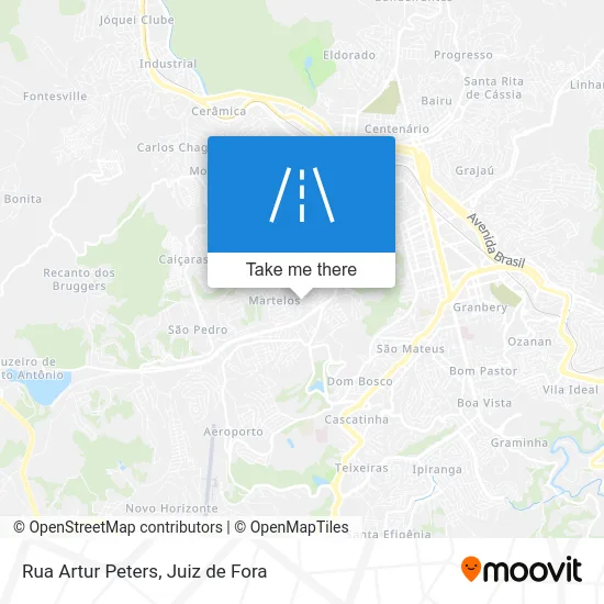 Rua Artur Peters map