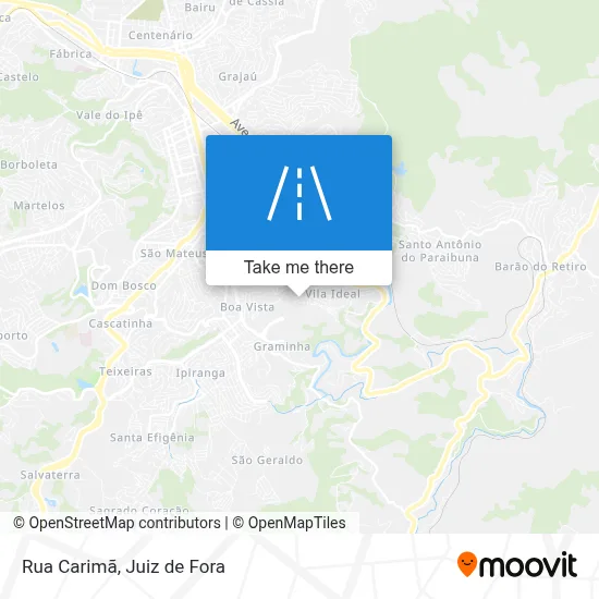 Rua Carimã map