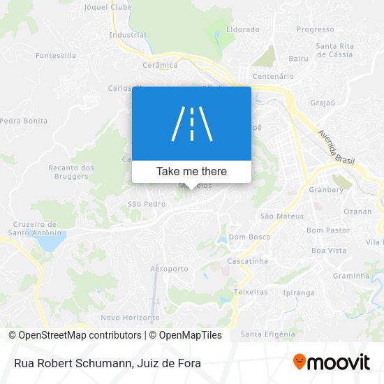 Rua Robert Schumann map
