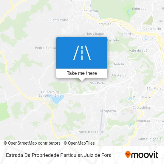 Estrada Da Propriedede Particular map