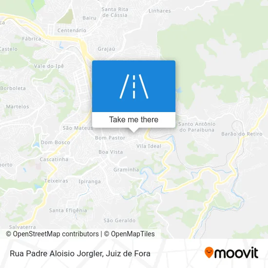 Rua Padre Aloisio Jorgler map