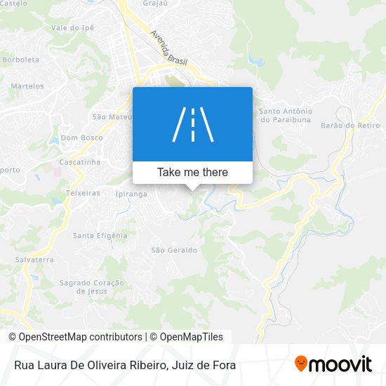 Rua Laura De Oliveira Ribeiro map