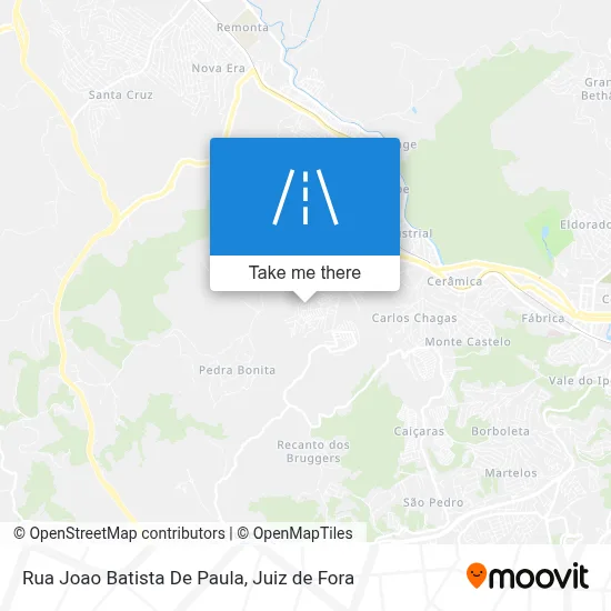 Rua Joao Batista De Paula map