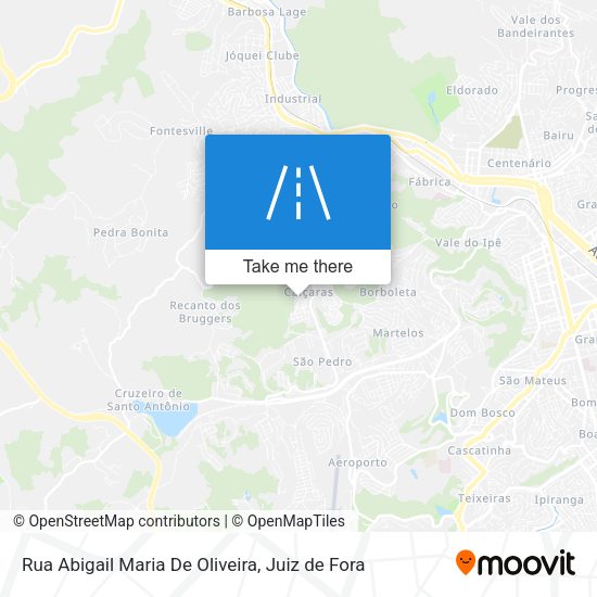 Rua Abigail Maria De Oliveira map