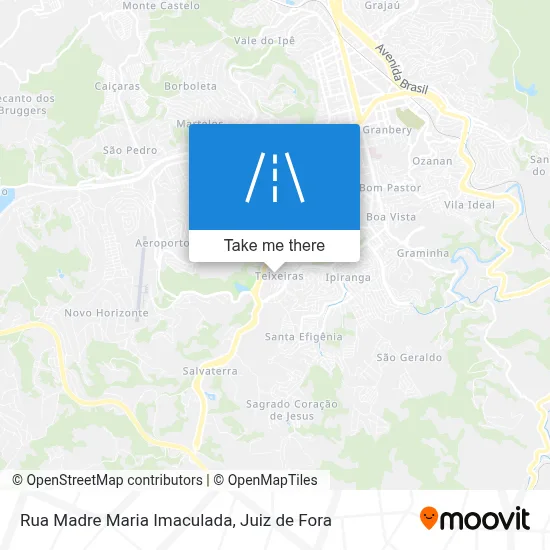 Rua Madre Maria Imaculada map