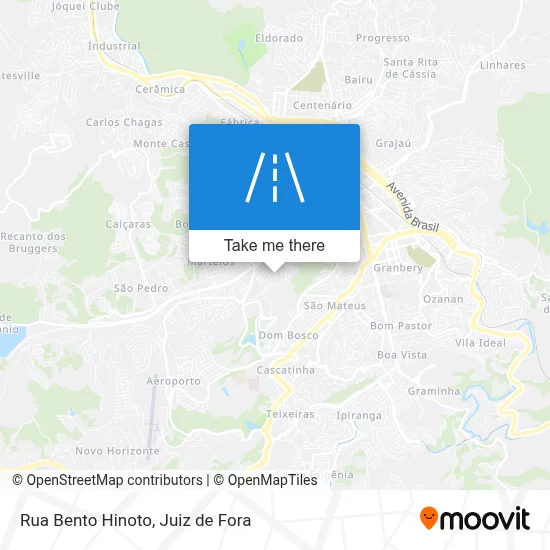 Rua Bento Hinoto map