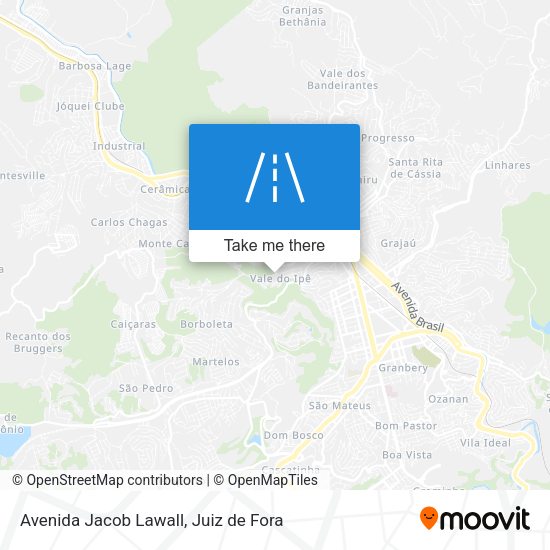 Avenida Jacob Lawall map