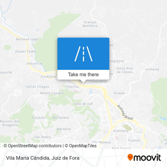 Vila Maria Cândida map