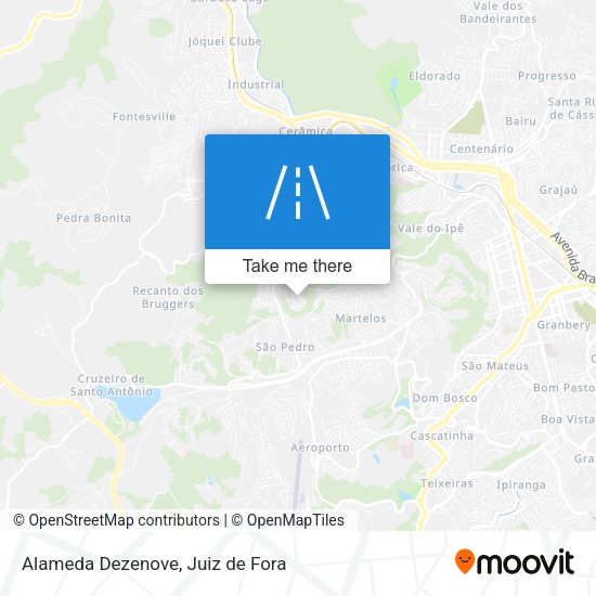 Alameda Dezenove map