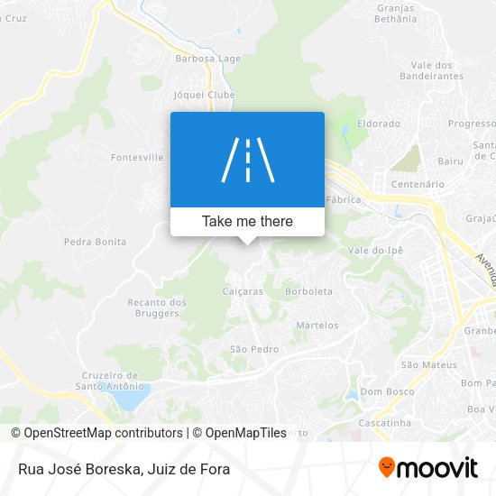 Rua José Boreska map