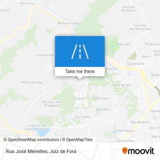 Rua José Meirelles map