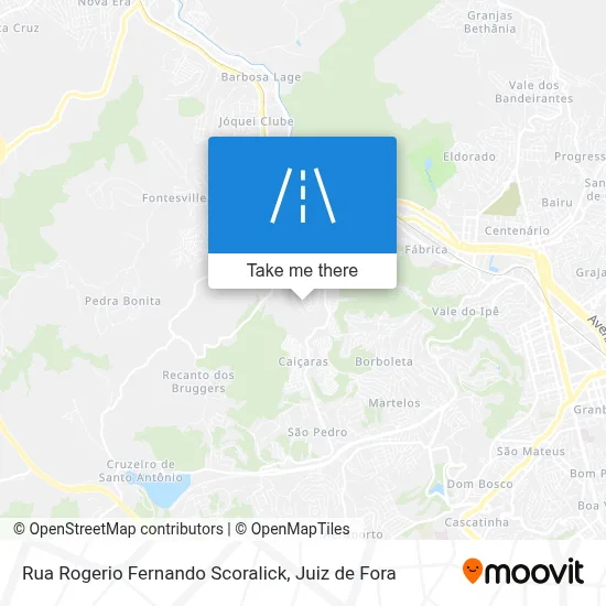 Rua Rogerio Fernando Scoralick map