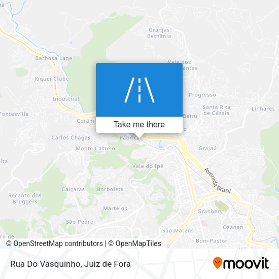 Rua Do Vasquinho map
