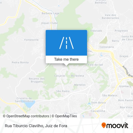 Rua Tiburcio Clavilho map