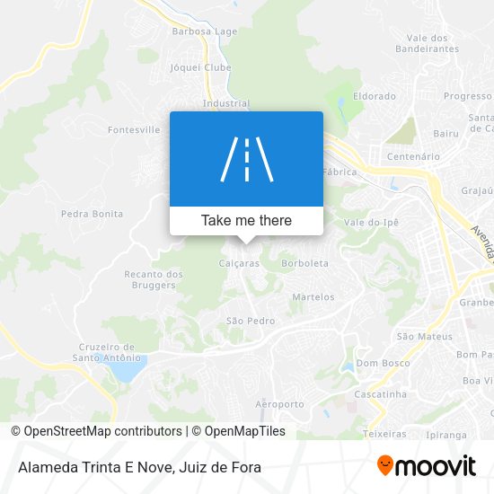 Alameda Trinta E Nove map