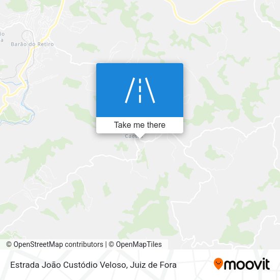 Estrada João Custódio Veloso map