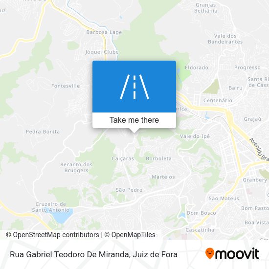 Rua Gabriel Teodoro De Miranda map