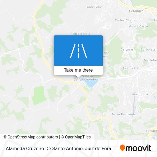 Alameda Cruzeiro De Santo Antônio map