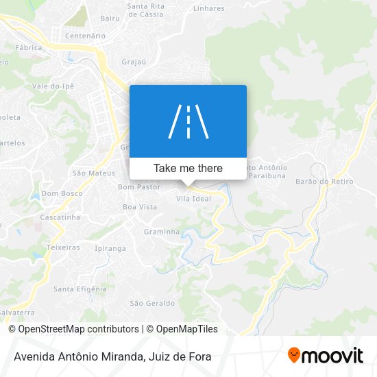Avenida Antônio Miranda map