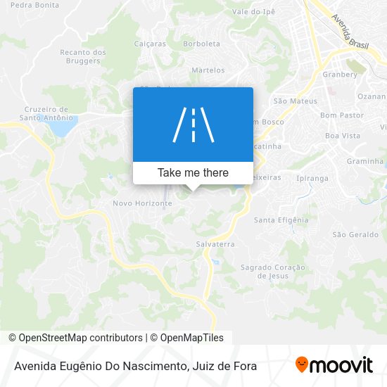 Avenida Eugênio Do Nascimento map