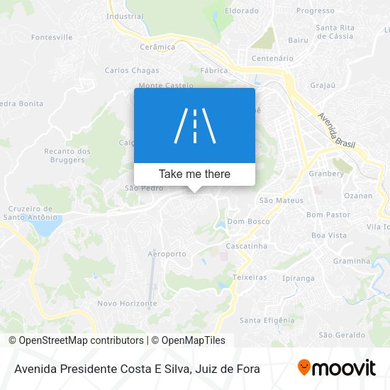 Avenida Presidente Costa E Silva map