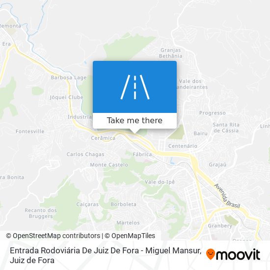 Entrada Rodoviária De Juiz De Fora - Miguel Mansur map