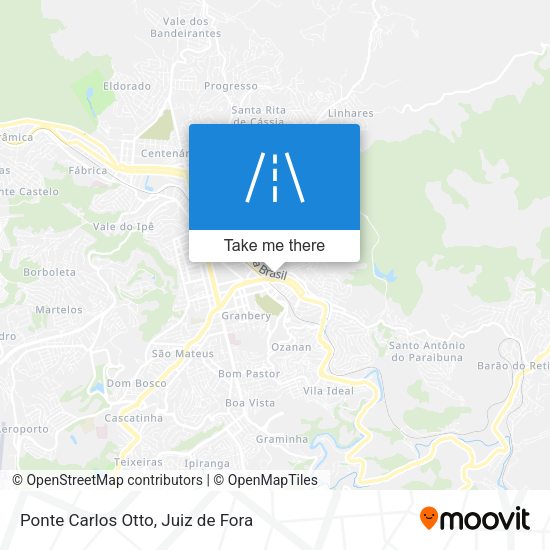 Ponte Carlos Otto map