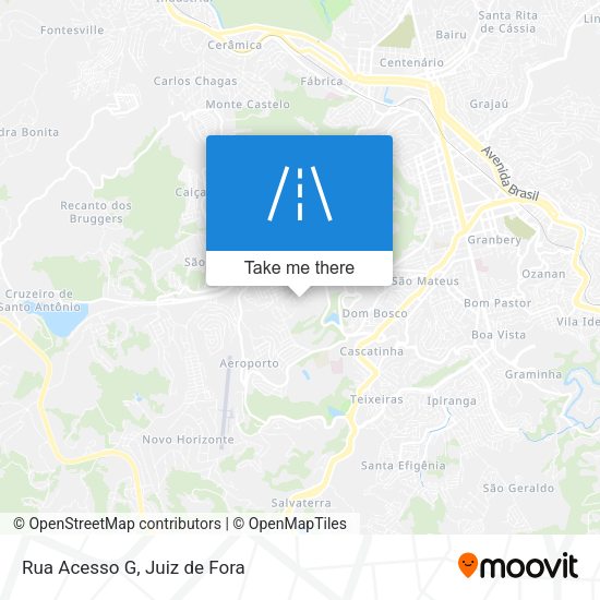 Rua Acesso G map