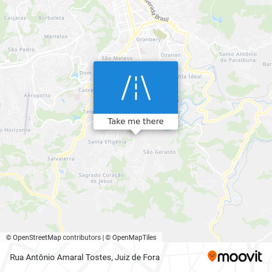 Rua Antônio Amaral Tostes map