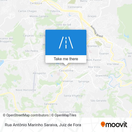 Rua Antônio Marinho Saraiva map