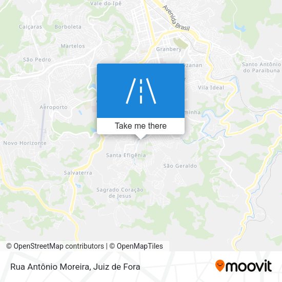 Rua Antônio Moreira map
