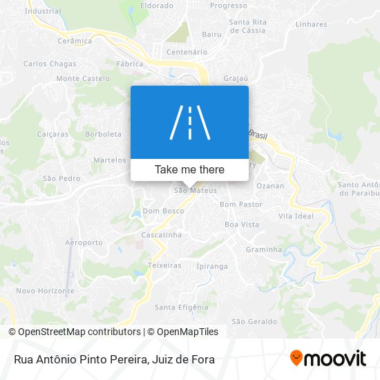 Rua Antônio Pinto Pereira map