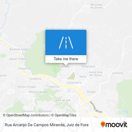 Rua Arcanjo De Campos Miranda map