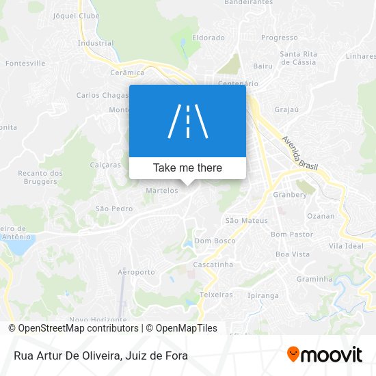 Rua Artur De Oliveira map