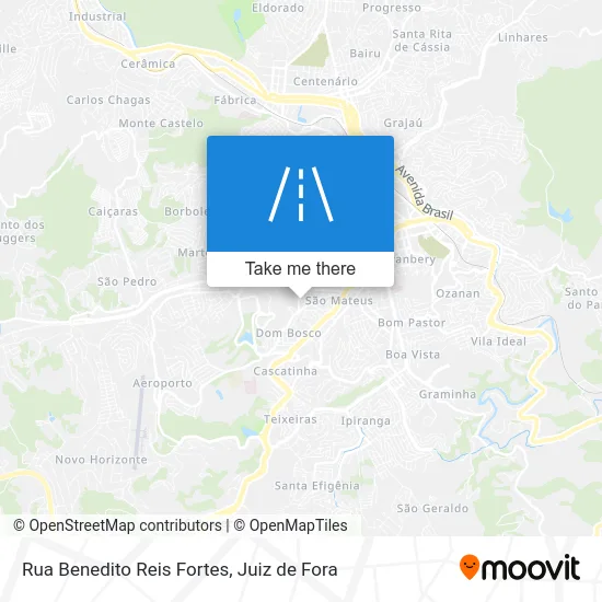 Rua Benedito Reis Fortes map