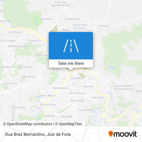 Rua Braz Bernardino map